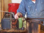 Glass blowing at Murano
